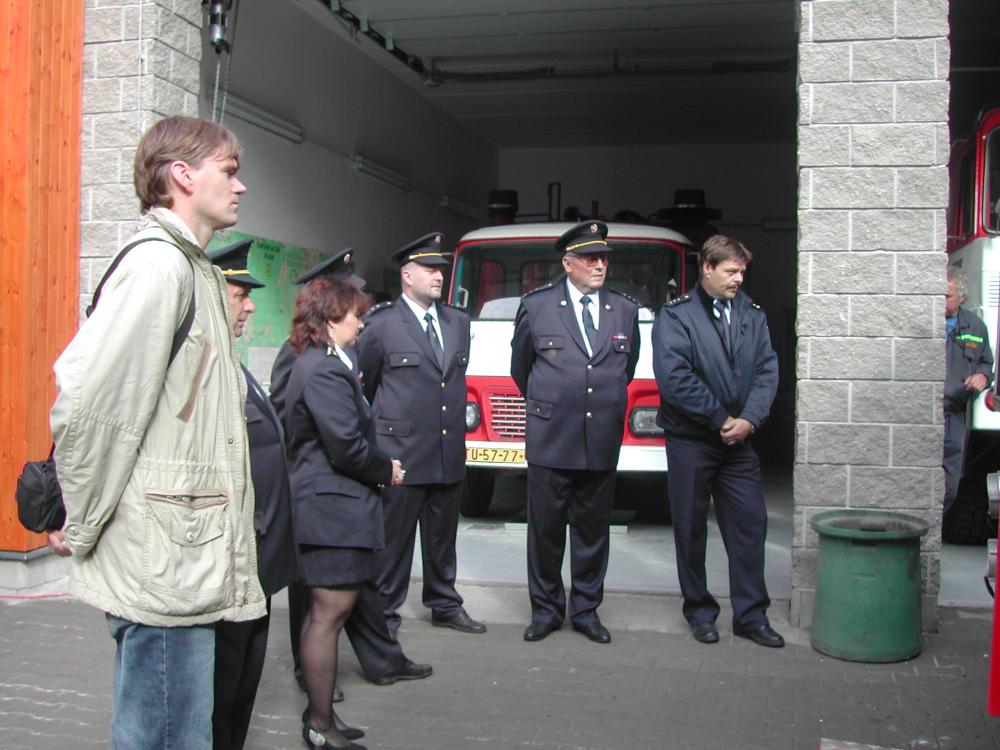 Slavnostní otevření nové hasičské zbrojnice, říjen 2006