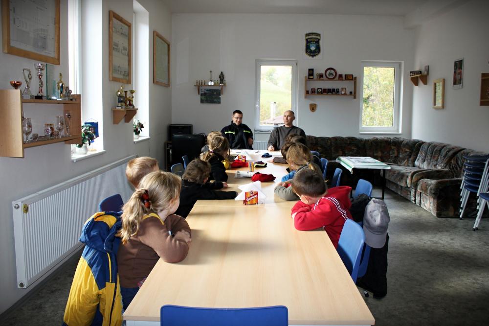 Mladí hasiči, první schůzka 11. října 2012