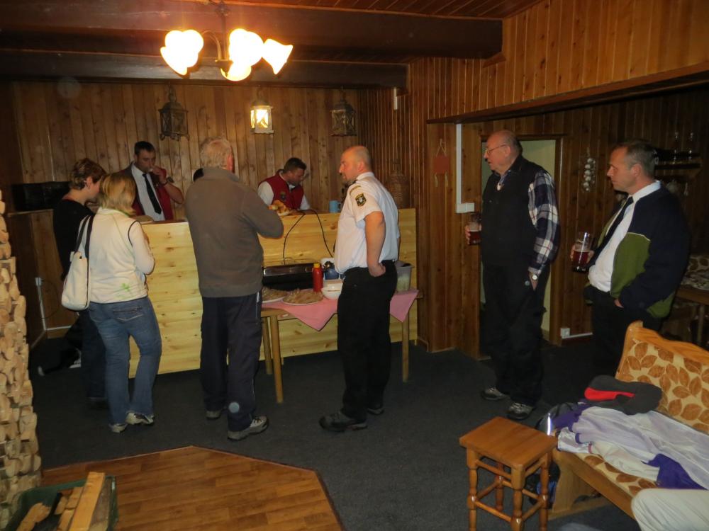 Výroční schůze SDH Velká Úpa, 12. 12. 2012, chata Boubelka