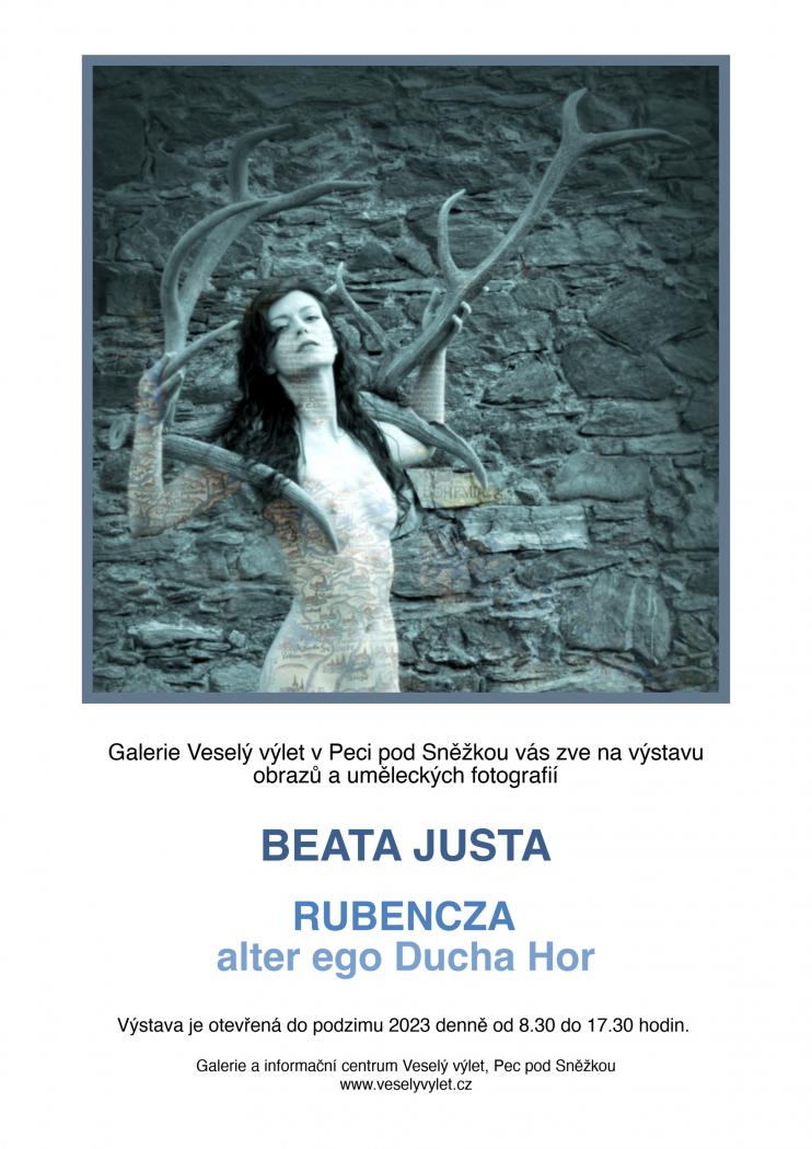 Výstava obrazů Beaty Justa: Rubencza alter ego Ducha hor