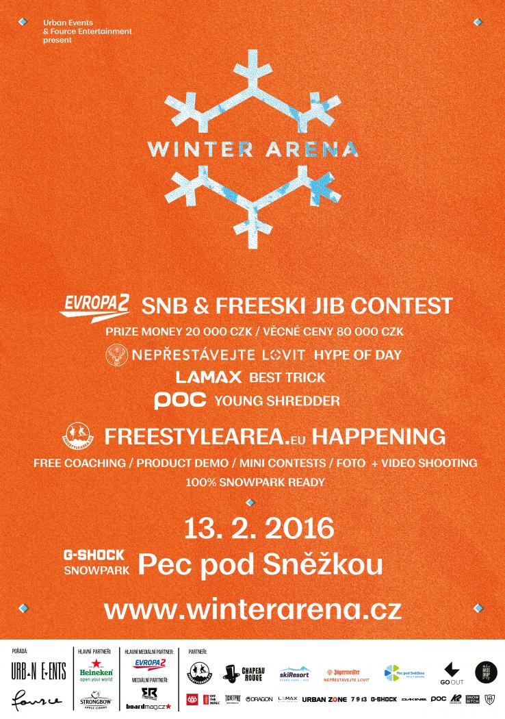 Pec pod Sněžkou bude hostit třetí ročník festivalu Winter Arena 