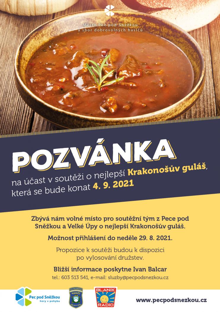 Pozvánka na Krakonošův Guláš