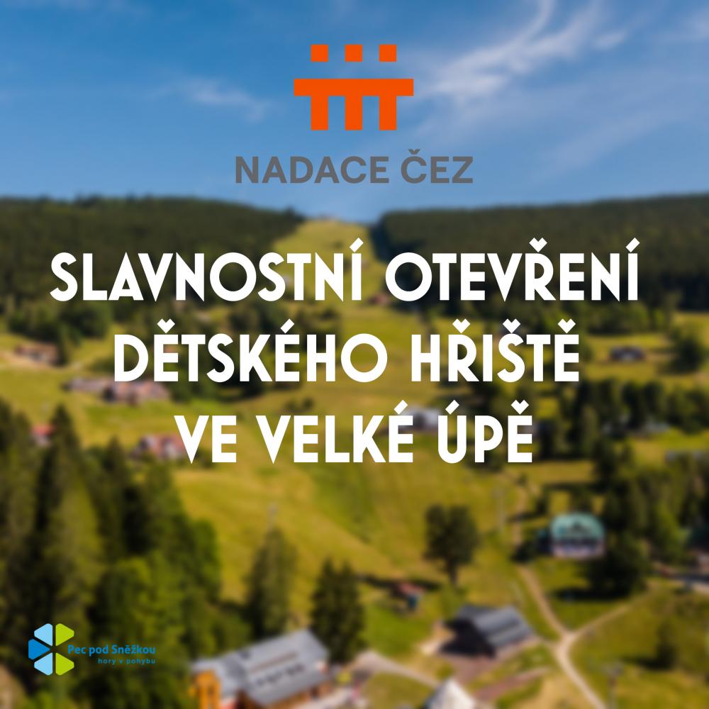 Slavnostní otevření dětského hříště ve Velké Úpě