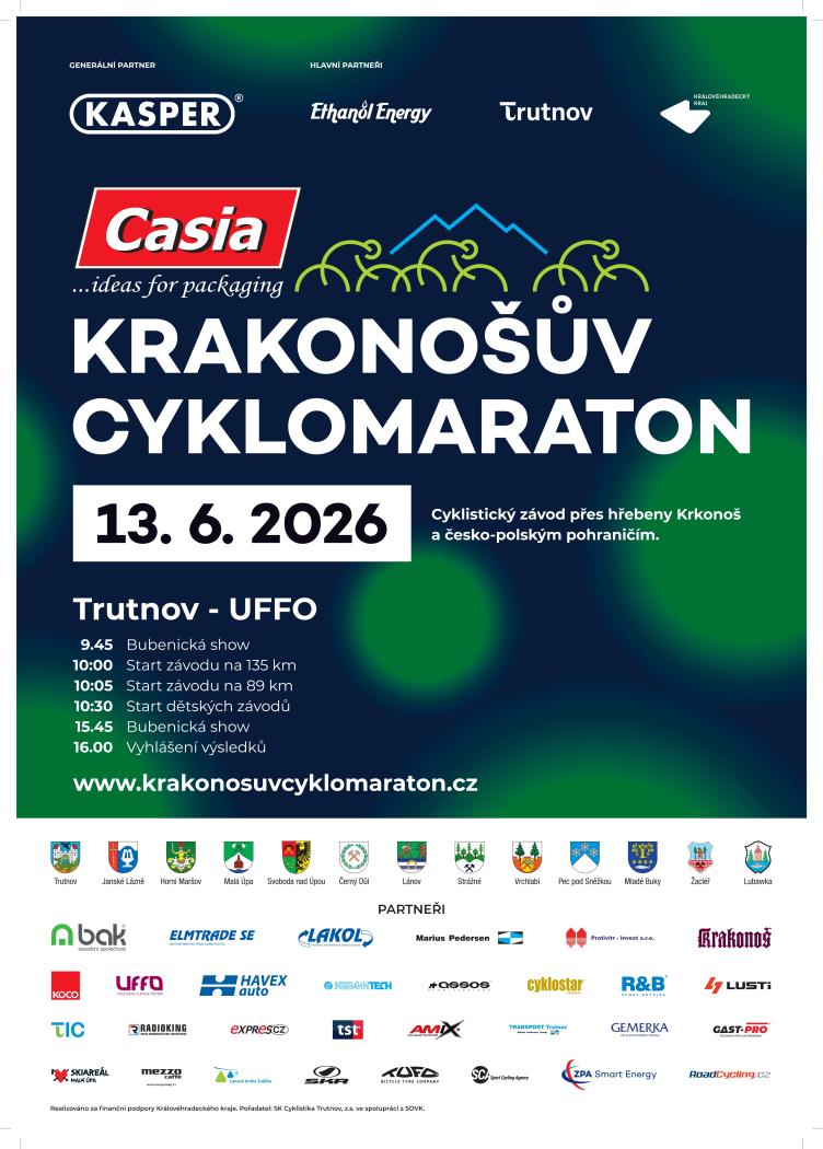 Casia Krakonošův cyklomaraton 2026
