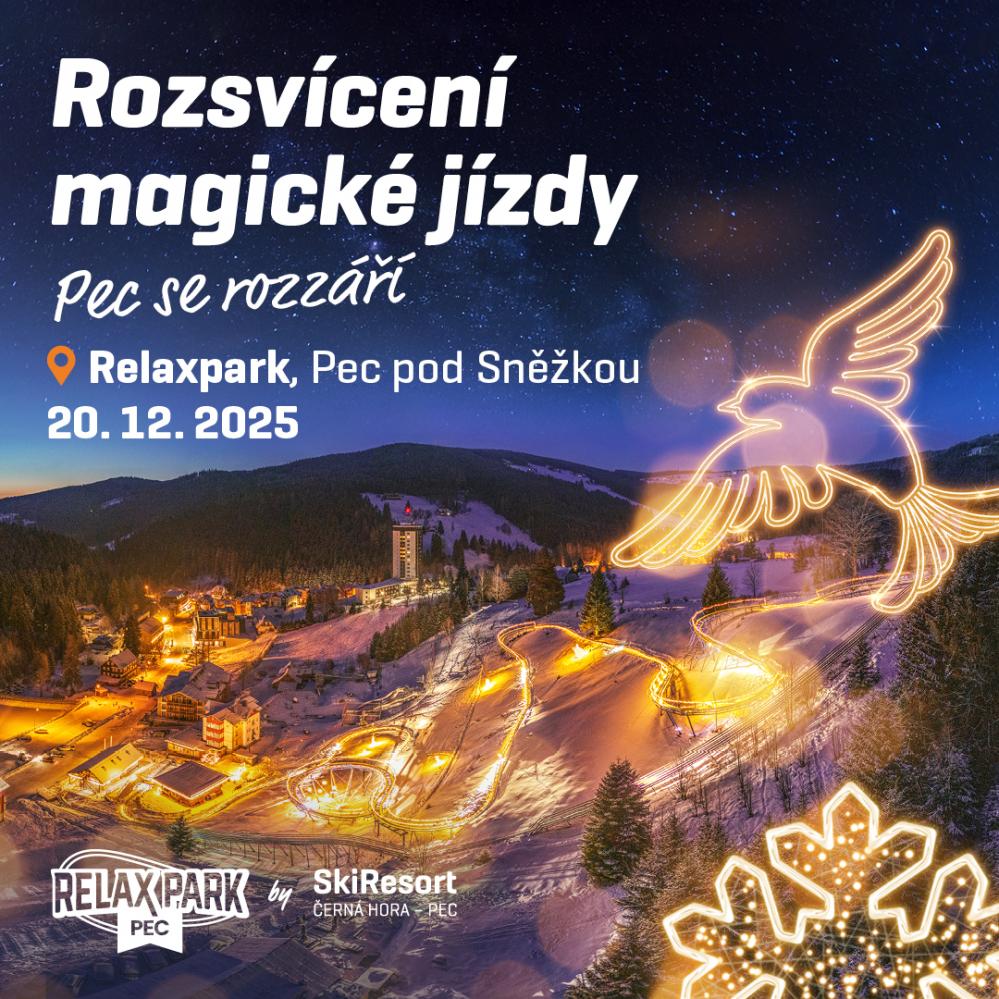 Rozsvícení magické jízdy - Pec se rozzáří