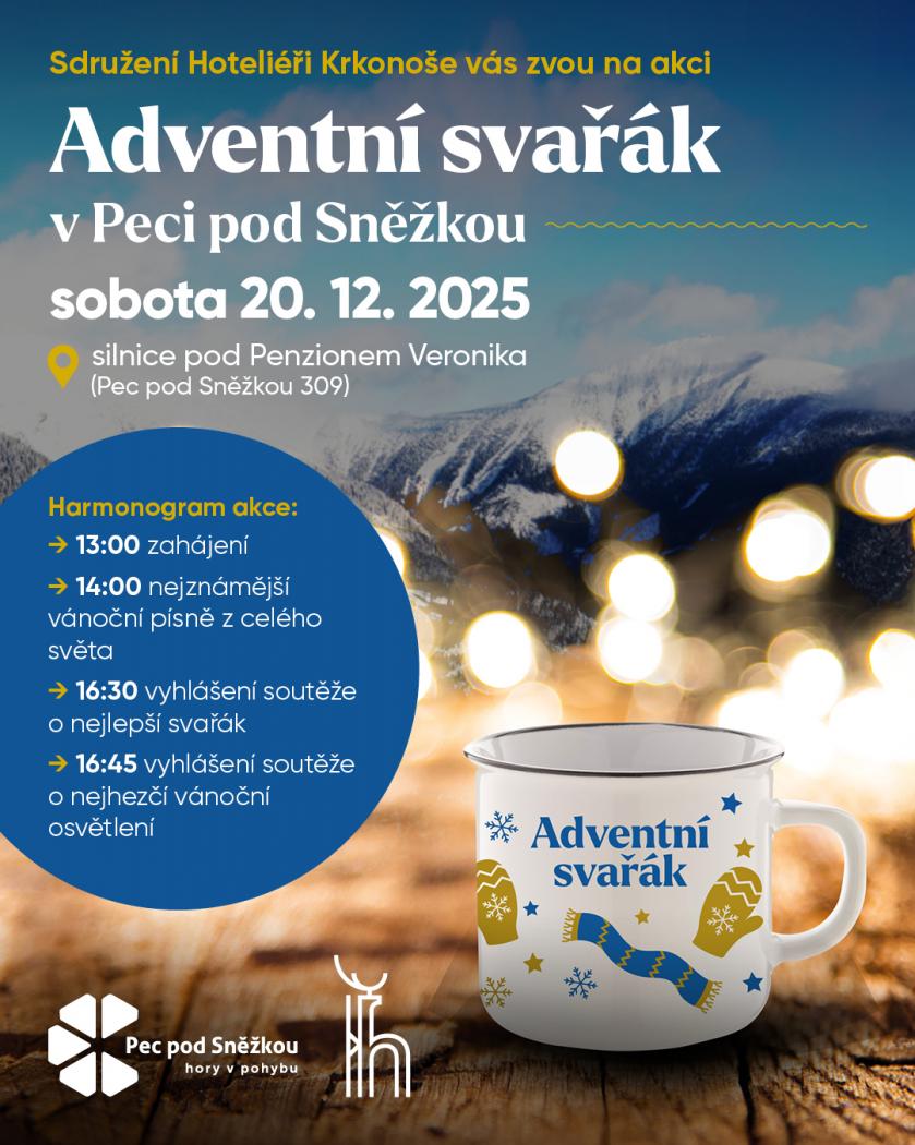 Adventní svařák v Peci pod Sněžkou