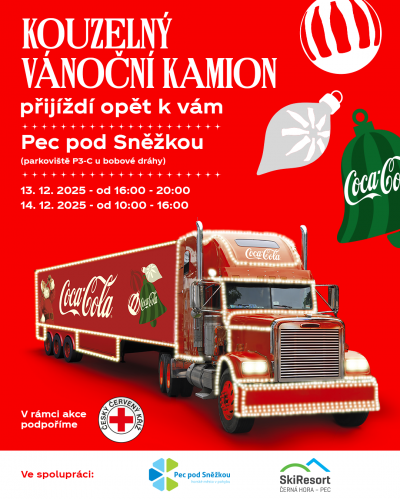 Kouzelný vánoční kamion - Coca-Cola sváteční roadshow