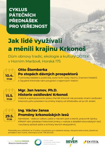 Cyklus přednášek - Jak lidé využívali a měnili krajinu Krkonoš