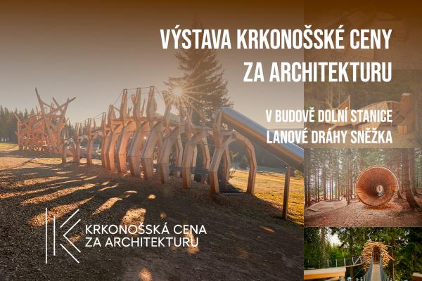 Výstava Krkonošské ceny za architekturu 2024 v budově Lanové dráhy Sněžka