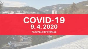 COVID-19 - aktualizace k 9. 4. 2020
