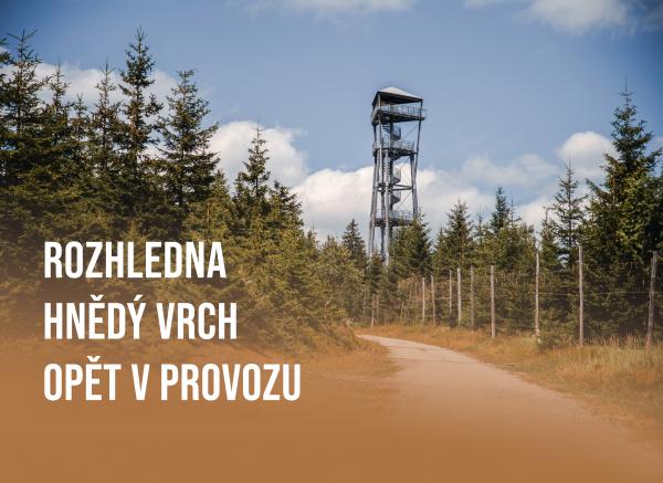 Rozhledna na Hnědém vrchu opět v provozu