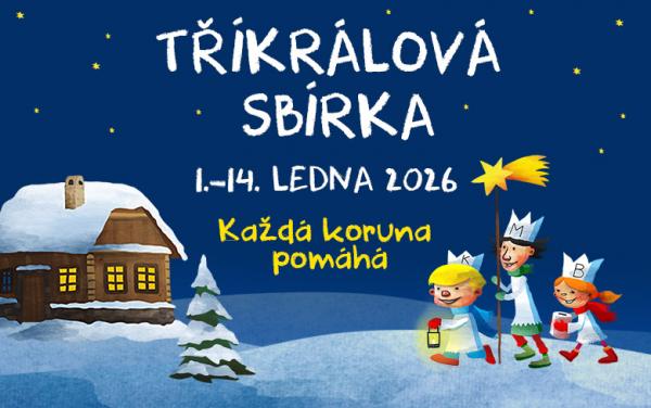 Tříkrálová sbírka 2026 v Peci pod Sněžkou